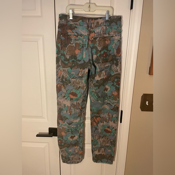 Anthropologie Pilcro Utility Eclectic Camo Trousers Size 27 - Picture 7 of 9